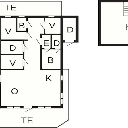 Σπίτι διακοπών 11 Person In Edland *